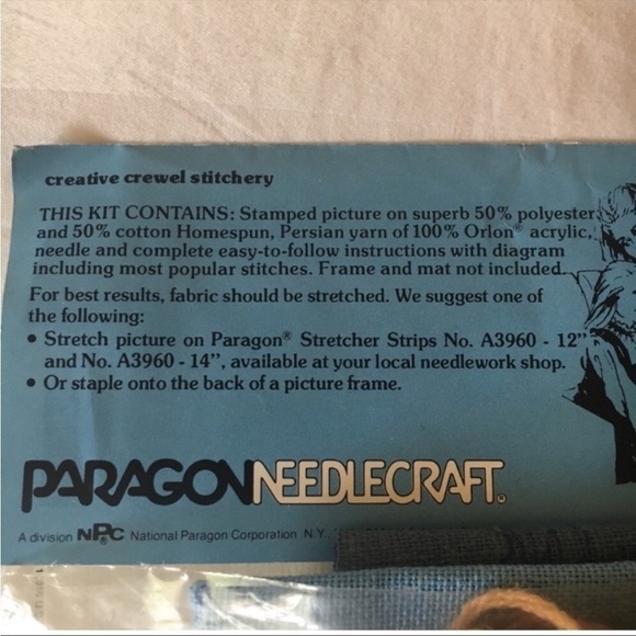 PARAGON NEEDLECRAFT Stitchery Kit Oriental Junk Boat Wall Hanging - Picture 6 of 9